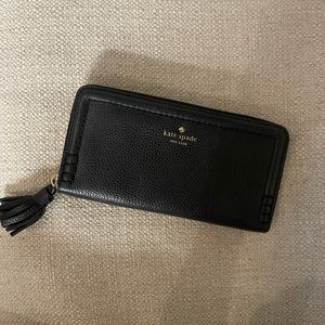Kate Spade Black Leather Wallet